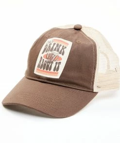 Cleo + Wolf Women's Drink About It Patch Mesh-Back Ball CapĀ