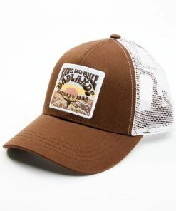 Cleo + Wolf Women's Brown Cord Sunset Patch Mesh-Back Ball Cap  -Cleo & Wolf Shop 2000358352 200 P1 1