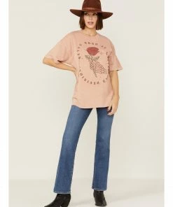 Cleo + Wolf Women's Bad Decisions Oversized Graphic Tee -Cleo & Wolf Shop 2000359335 250 P5