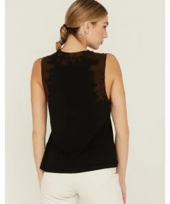 Cleo + Wolf Women's Drinks Well With Others Graphic Tie Dye Tank  -Cleo & Wolf Shop 2000359339 001 P4