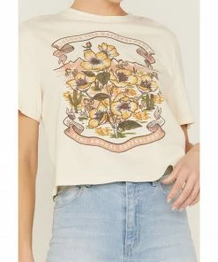 Cleo + Wolf Women's Joshua Tree Graphic Boxy Cropped Tee -Cleo & Wolf Shop 2000359349 251 P3