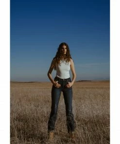 Cleo + Wolf Women's Easy Ribbed Layering Tank Top