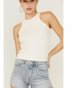 Cleo + Wolf Women's Easy Ribbed Layering Tank Top -Cleo & Wolf Shop 2000359351 103 P3