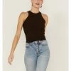 Cleo + Wolf Women's Easy Ribbed Layering Tank Top