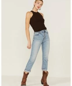 Cleo + Wolf Women's Easy Ribbed Layering Tank Top -Cleo & Wolf Shop 2000359352 201 P4