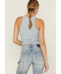 Cleo + Wolf Women's Easy Ribbed Layering Tank Top -Cleo & Wolf Shop 2000359355 461 P3