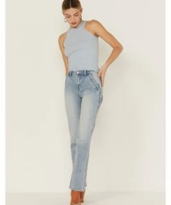 Cleo + Wolf Women's Easy Ribbed Layering Tank Top -Cleo & Wolf Shop 2000359355 461 P4