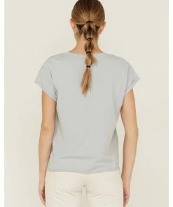 Cleo + Wolf Women's Badlands Rolled Sleeve Graphic Tee 7 Cleo + Wolf Women's Badlands Rolled Sleeve Graphic Tee -Cleo & Wolf Shop 2000359356 461 P4