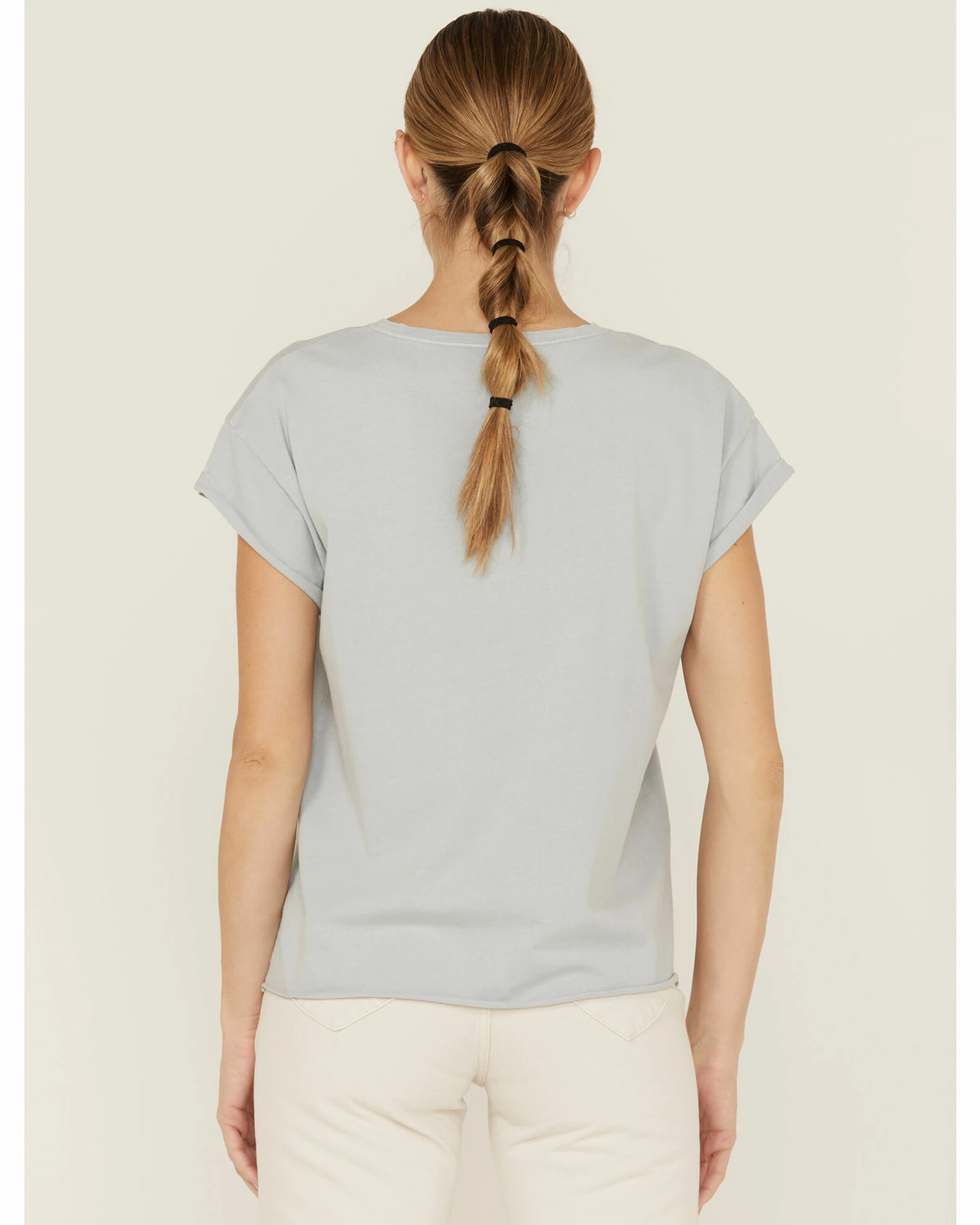 Cleo + Wolf Women's Badlands Rolled Sleeve Graphic Tee 4 Cleo + Wolf Women's Badlands Rolled Sleeve Graphic Tee - Image 4