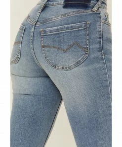 Cleo + Wolf Women's South Coast High Rise Modern Bootcut Jeans Medium Wash -Cleo & Wolf Shop 2000359507 414 P4