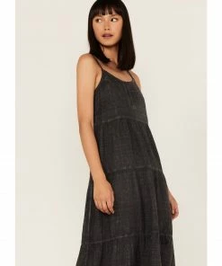 Cleo + Wolf Women's Tiered Relaxed Fit Midi Dress -Cleo & Wolf Shop 2000364821 001 P3