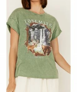 Cleo + Wolf Women's Yosemite Graphic Tee -Cleo & Wolf Shop 2000364830 342 P3