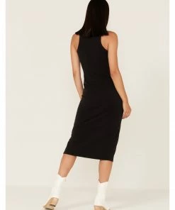 Cleo + Wolf Women's Halter Slit Midi Dress -Cleo & Wolf Shop 2000364838 001 P4