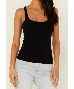 Cleo + Wolf Women's Ruffle Trim Tank Top 6 Cleo + Wolf Women's Ruffle Trim Tank Top -Cleo & Wolf Shop 2000364839 001 P3