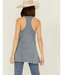 Cleo + Wolf Women's Racerback Jersey Tank Blue -Cleo & Wolf Shop 2000364840 400 P4