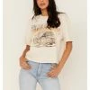 Cleo + Wolf Women's Trail Blazer Truck Graphic Boxy Crop Tee