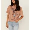 Cleo + Wolf Women's Beer Garden Graphic Boxy Crop Tee