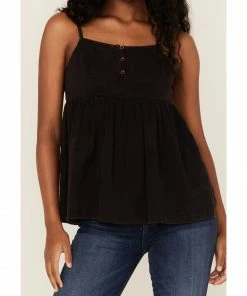 Cleo + Wolf Women's Babydoll Tank Top -Cleo & Wolf Shop 2000364852 001 P3