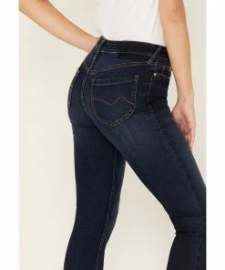 Cleo + Wolf Women's Dark Wash Stretch High-Rise Modern Bootcut Jeans Medium Wash 9 Cleo + Wolf Women's Dark Wash Stretch High-Rise Modern Bootcut Jeans Medium Wash -Cleo & Wolf Shop 2000364992 400 P4