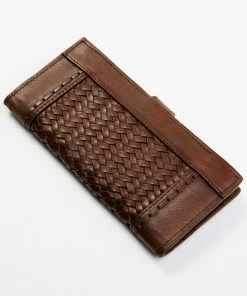 Cleo + Wolf Women's Basketweave Leather Wallet -Cleo & Wolf Shop 2000365875 200 P3