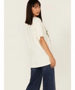 Cleo + Wolf Women's American Spirit Vintage Oversized Graphic Tee -Cleo & Wolf Shop 2000373295 103 P4