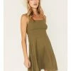 Cleo + Wolf Women's Mini Dress Moss Green