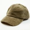 Cleo + Wolf Women's Solid Corduroy Baseball Cap