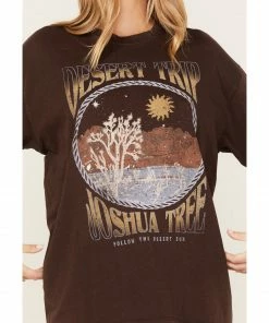 Cleo + Wolf Women's Desert Trip Oversized Graphic Tee -Cleo & Wolf Shop 2000374815 240 P3