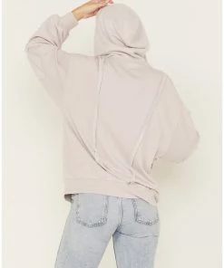 Cleo + Wolf Women's Seamed Zip Hoodie Light Purple 8 Cleo + Wolf Women's Seamed Zip Hoodie Light Purple -Cleo & Wolf Shop 2000374848 530 P4