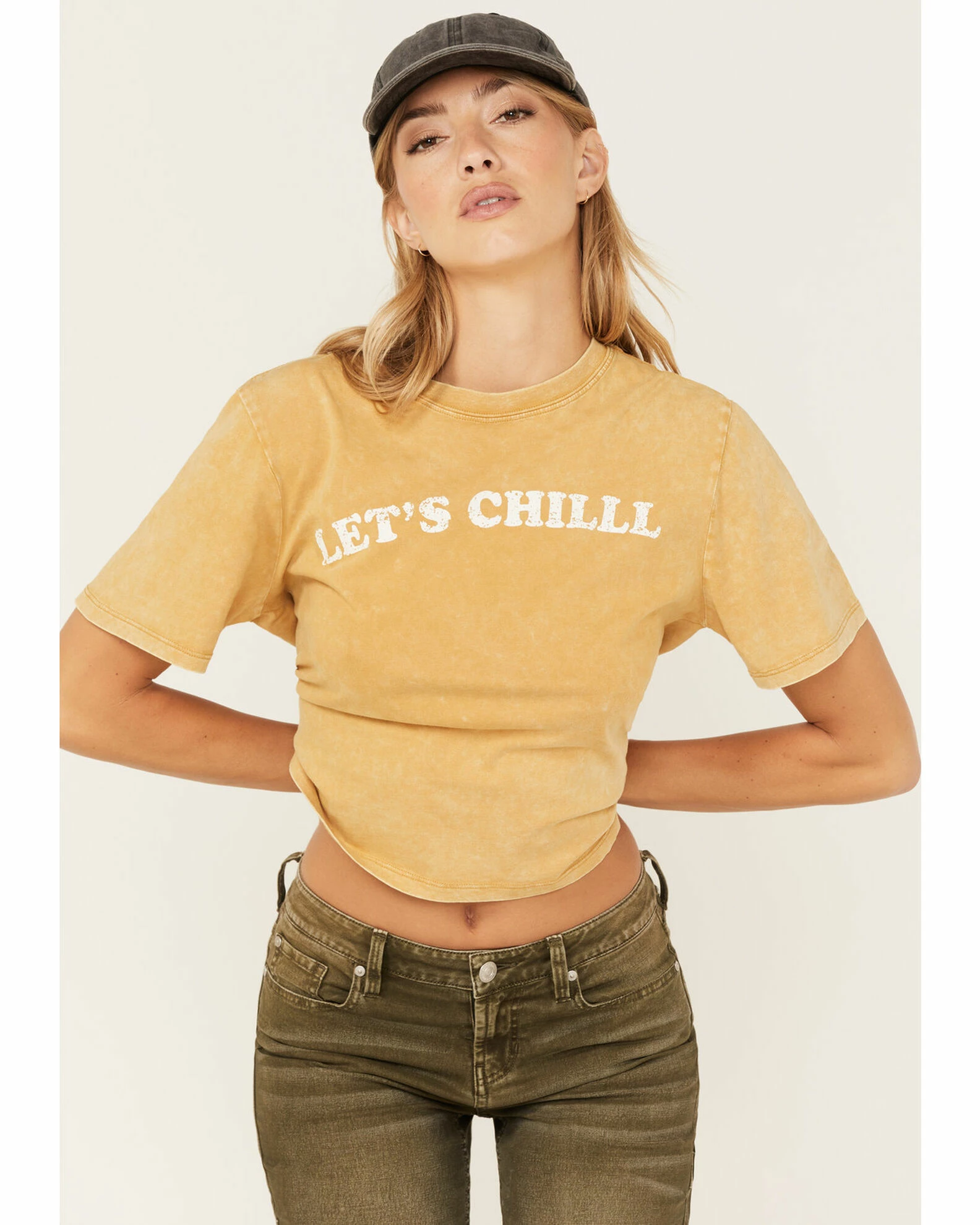 Cleo + Wolf Women's Let's Chill Graphic Tee 2 Cleo + Wolf Women's Let's Chill Graphic Tee - Image 2