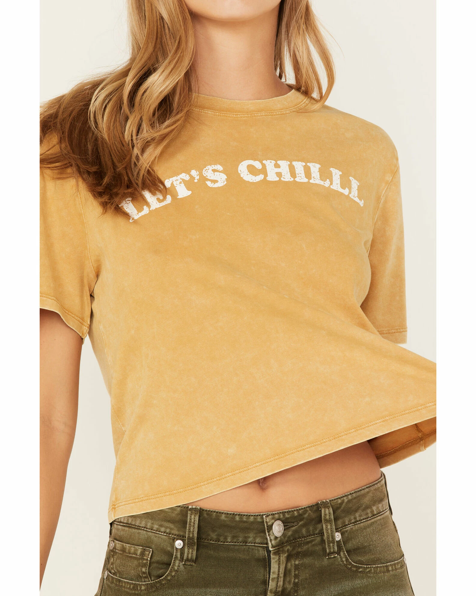 Cleo + Wolf Women's Let's Chill Graphic Tee 3 Cleo + Wolf Women's Let's Chill Graphic Tee - Image 3