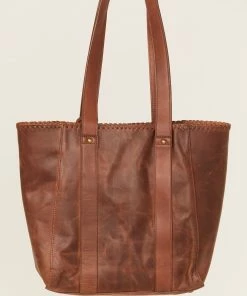 Cleo + Wolf Women's Brown Leather Tote Handbag Distressed Brown 6 Cleo + Wolf Women's Brown Leather Tote Handbag Distressed Brown -Cleo & Wolf Shop 2000375329 230 P3