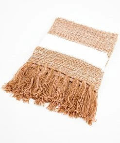 Cleo + Wolf Women's Brown And White Textured Knit Scarf